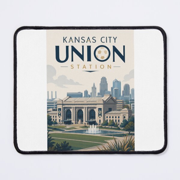 Item preview, Kansas City Union Station Missouri Landmark and Downtown Skyline designed and sold by Aryabek.