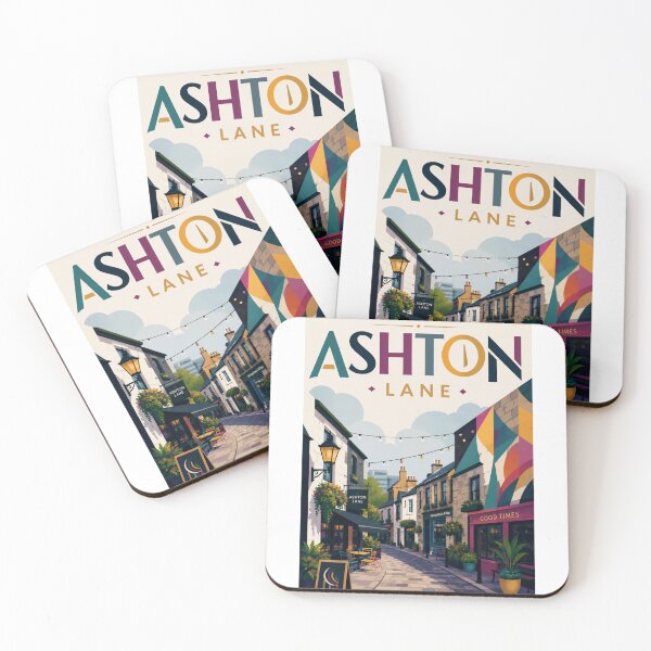 Item preview, Glasgow Ashton Lane West End Scotland Historic Street designed and sold by Aryabek.