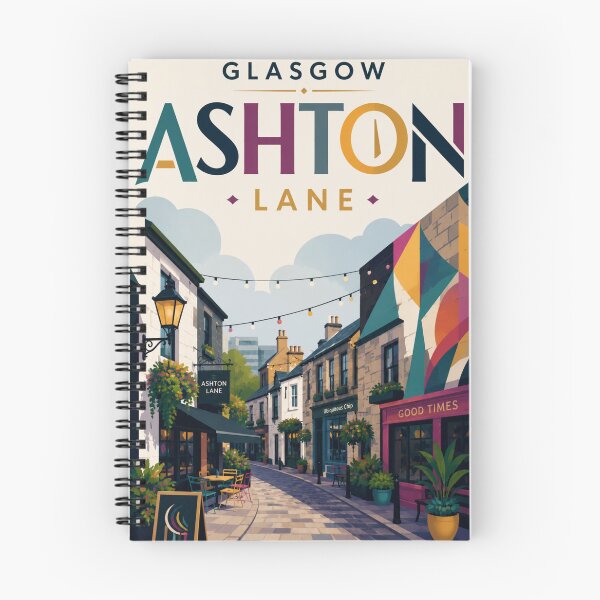 Item preview, Glasgow Ashton Lane West End Scotland Historic Street designed and sold by Aryabek.