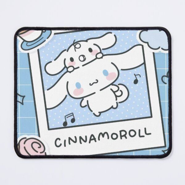 Item preview, Cute Nostalgic White Puppy Cloud - Kawaii Retro Blue Grid Polaroid Sticker designed and sold by William Cano.