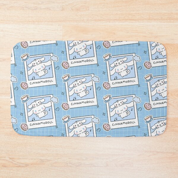 Item preview, Cute Nostalgic White Puppy Cloud - Kawaii Retro Blue Grid Polaroid Sticker designed and sold by William Cano.