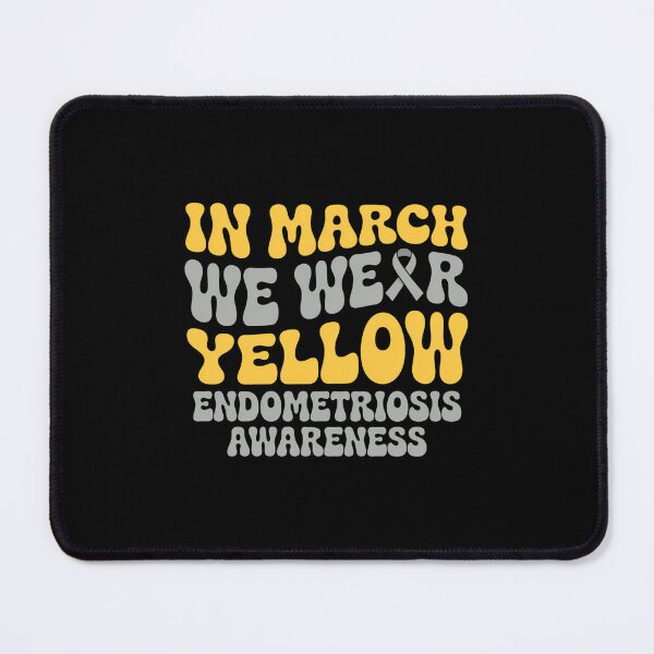 Item preview, Endometriosis Awareness Support Endometriosis Walk Yellow Ribbon designed and sold by SapfireStuArt.
