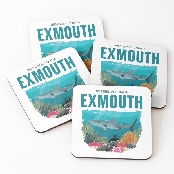 Aperçu de l'œuvre Exmouth, une ville d'Australie-Occidentale créée et vendue par PamLeeDesign.