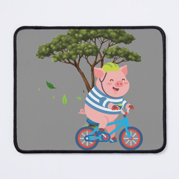 Item preview, Pig riding a bicycle designed and sold by BGLucky.