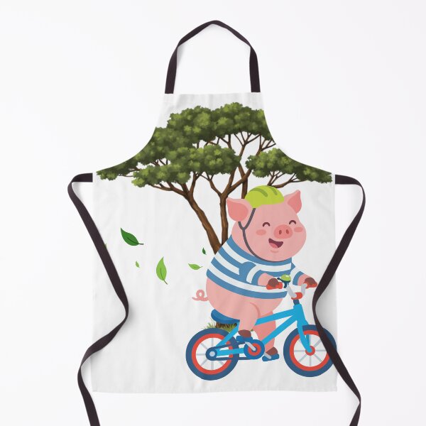 Item preview, Pig riding a bicycle designed and sold by BGLucky.