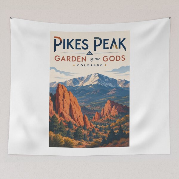 Artikelvorschau, Pikes Peak und Garden of the Gods Colorado Springs entworfen und verkauft von Aryabek.