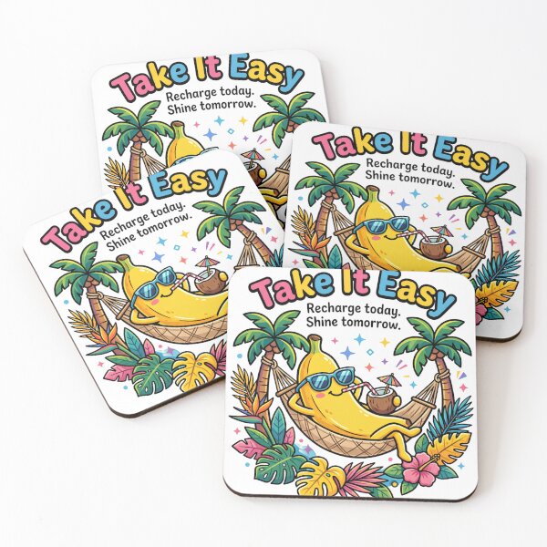 Item preview, Take It Easy – Chill Banana Vibes designed and sold by Tharaazu.