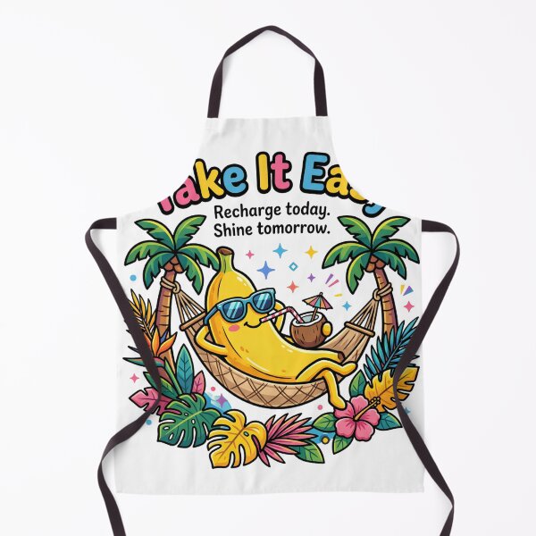Item preview, Take It Easy – Chill Banana Vibes designed and sold by Tharaazu.