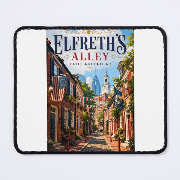 Item preview, Elfreth's Alley Old City Philadelphia Historic Landmark designed and sold by Aryabek.