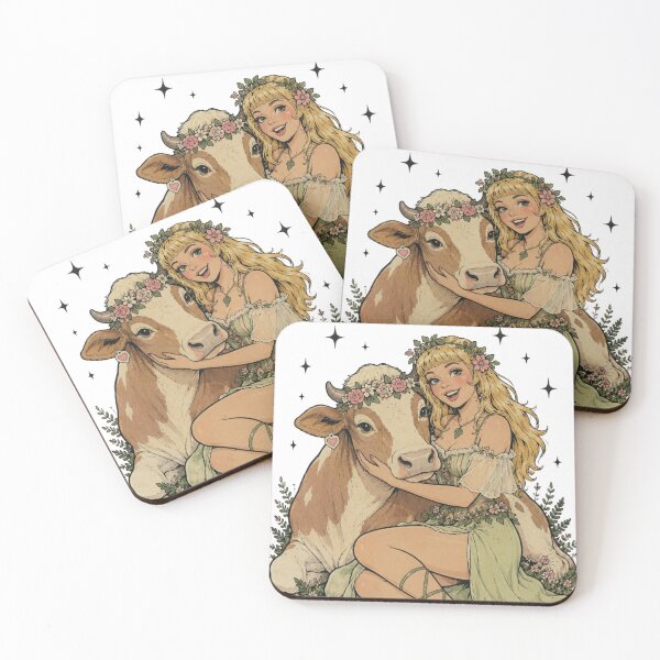 Item preview, Girl with cow designed and sold by *~*MagicCorner*~*.