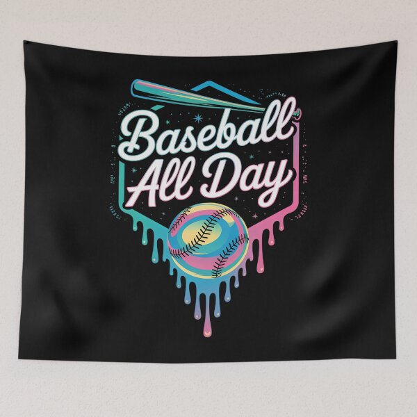 Item preview, Baseball All Day Drip Home Plate Ice Cream For Boys Graphic designed and sold by SapfireStuArt.