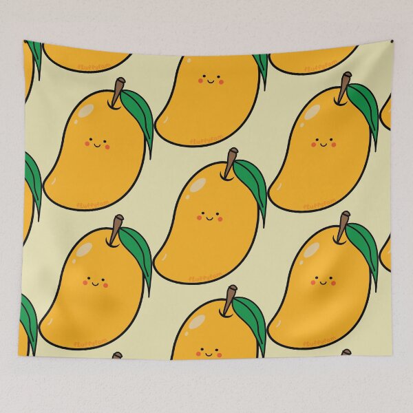 Item preview, Cute yellow mango designed and sold by fluffyfamcraft.