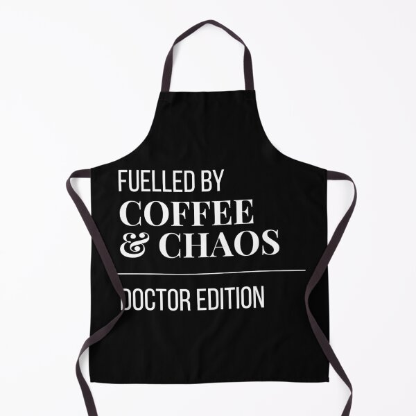 Item preview, Fuelled by Coffee and Chaos Teacher Edition — Funny Teacher Gift Sticker designed and sold by leoshe.
