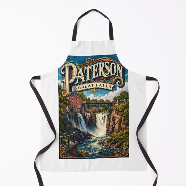 Item preview, Paterson Great Falls National Historical Park Passaic River New Jersey Waterfall Landmark designed and sold by Aryabek.