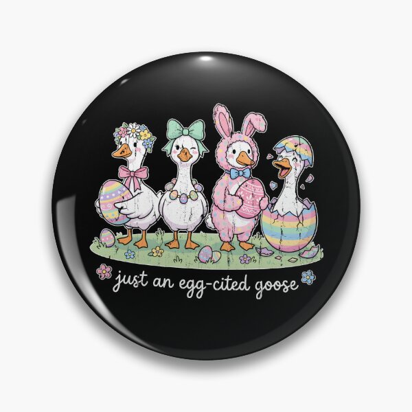 Item preview, Just An Egg-Cited Goose designed and sold by ladycerebellum.