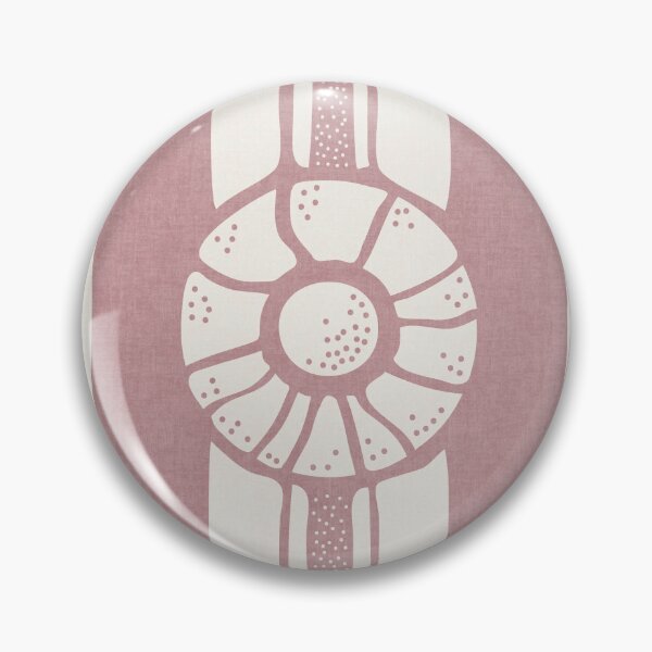 Item preview, Pastel Pink Nautical Shell Cabana Stripes designed and sold by RenattaZare.