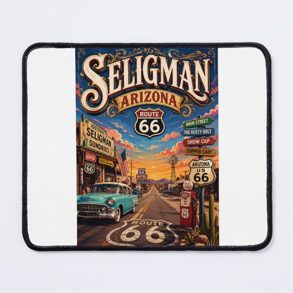 Item preview, Historic Seligman Route 66 Arizona Mother Road Desert Town designed and sold by Aryabek.