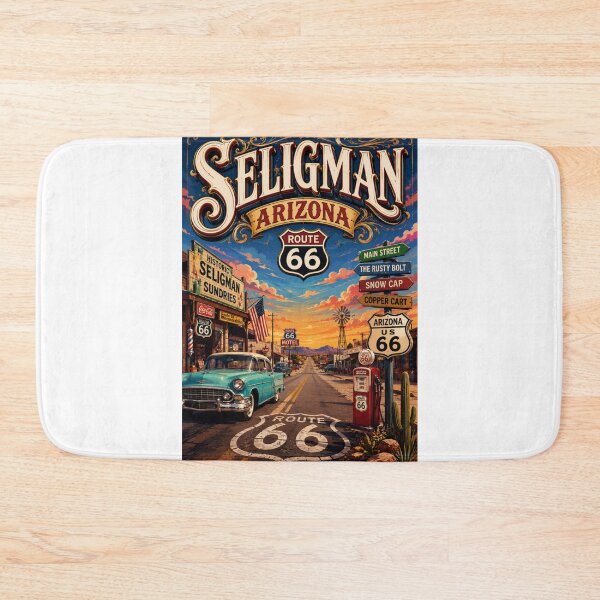 Item preview, Historic Seligman Route 66 Arizona Mother Road Desert Town designed and sold by Aryabek.