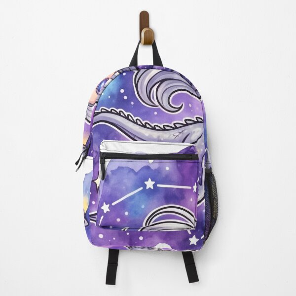 Item preview, Cosmic Dragon Rider | Galaxy Girl Flying on Dragon | Cute Fantasy Space Adventure Art designed and sold by Cosmic Doodle Co..