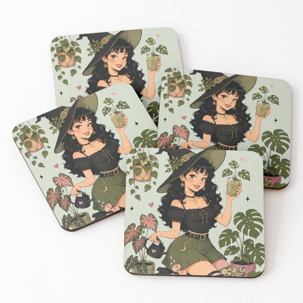 Item preview, Witch with plants designed and sold by *~*MagicCorner*~*.
