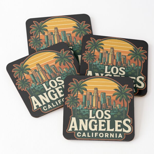 Item preview, Los Angeles California USA Retro Travel designed and sold by TomFrontierArt.