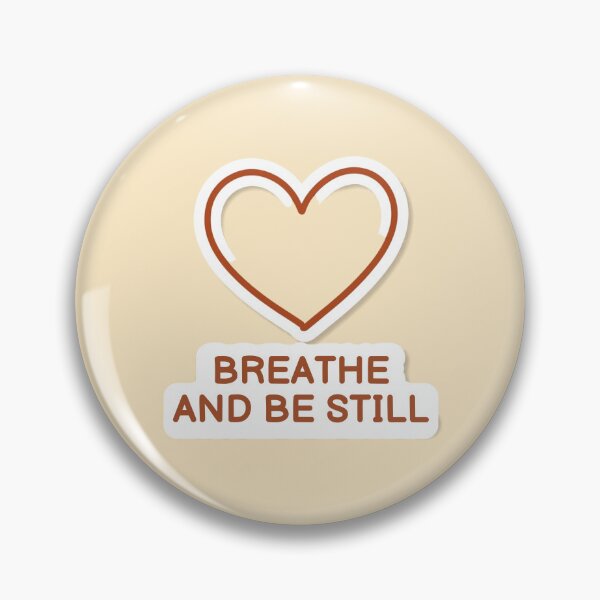 Item preview, Breathe and Be Still – Calm Healing Affirmation Quote designed and sold by CosmicQuietLab.