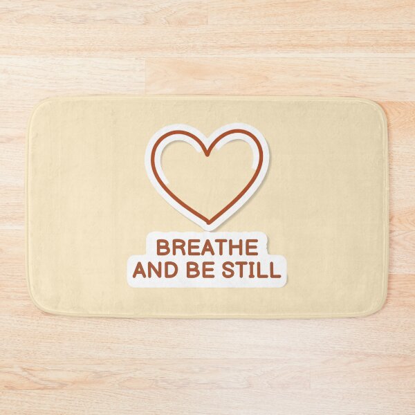 Item preview, Breathe and Be Still – Calm Healing Affirmation Quote designed and sold by CosmicQuietLab.