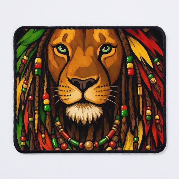 Item preview, Rasta Lion designed and sold by vilvilart.