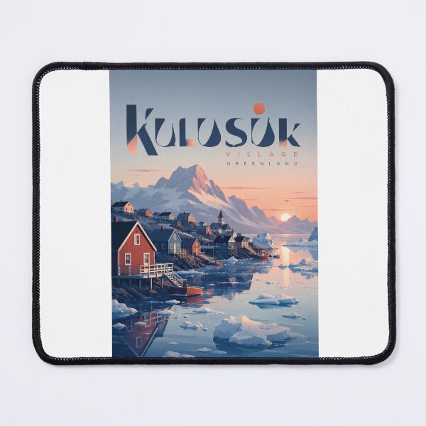 Item preview, Kulusuk Village East Greenland Arctic Coastal Settlement designed and sold by Aryabek.