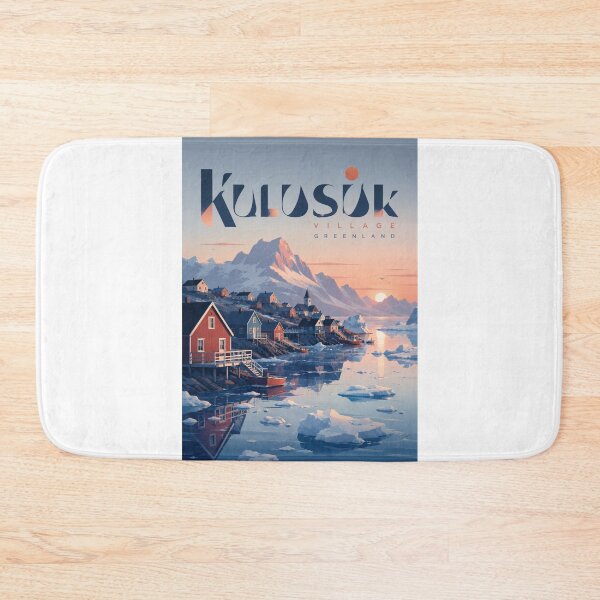 Item preview, Kulusuk Village East Greenland Arctic Coastal Settlement designed and sold by Aryabek.