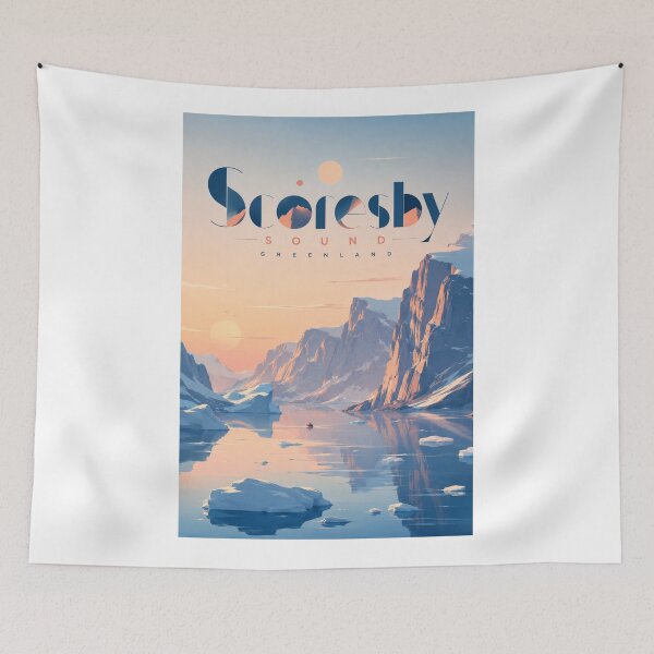 Item preview, Scoresby Sound Greenland Arctic Fjord Iceberg Wilderness designed and sold by Aryabek.