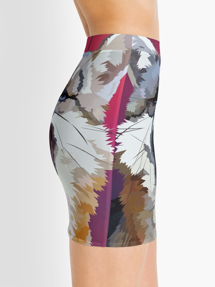 Alternate view of Yawning fox Mini Skirt