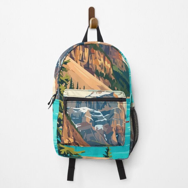 Artikelvorschau, Banff-Nationalpark, Kanada, Reise im Vintage-Stil entworfen und verkauft von RareDeerArt.