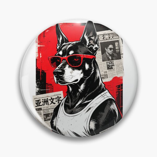 Item preview, Dog Urban Collage – Bold Street‑Art Graphic Tee designed and sold by Artify24.