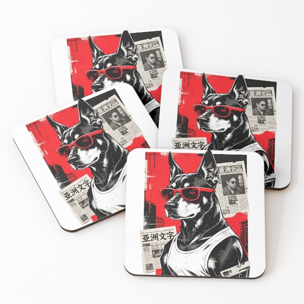 Item preview, Dog Urban Collage – Bold Street‑Art Graphic Tee designed and sold by Artify24.