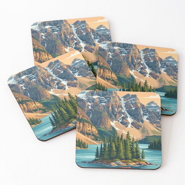 Item preview, Jasper National Park Canada Travel Vintage designed and sold by RareDeerArt.