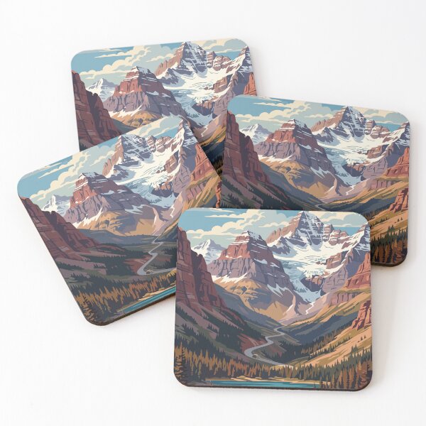 Item preview, Glacier National Park Canada Travel Vintage designed and sold by RareDeerArt.
