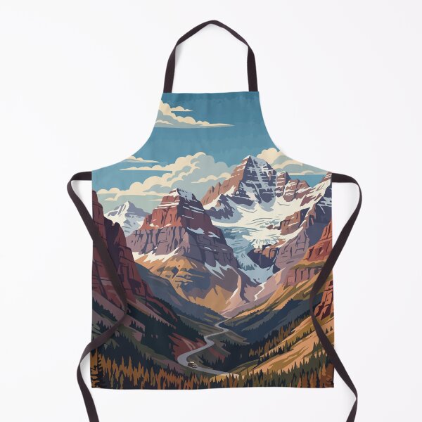 Item preview, Glacier National Park Canada Travel Vintage designed and sold by RareDeerArt.