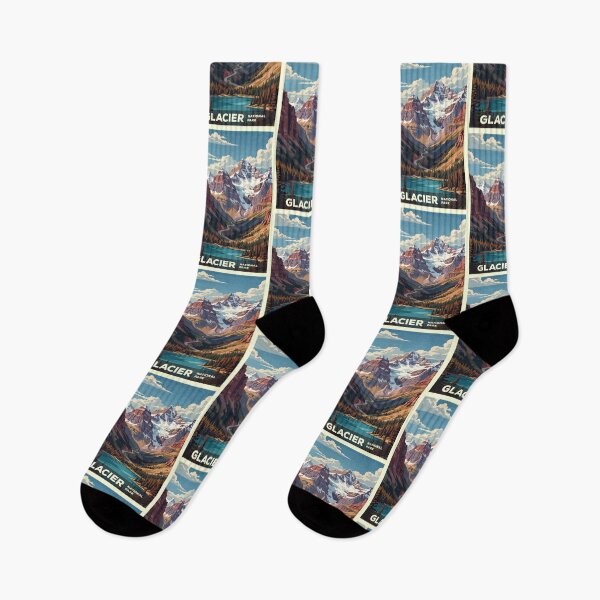 Item preview, Glacier National Park Canada Travel Vintage designed and sold by RareDeerArt.