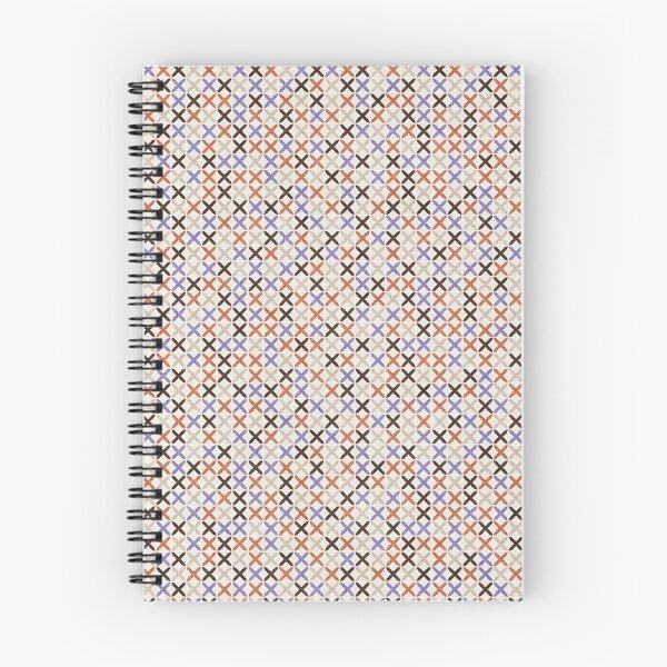 Item preview, Soft Ivory Cross Stitch Geometric Scatter designed and sold by RenattaZare.