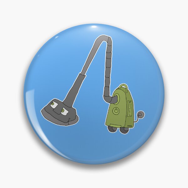 Item preview, Cheeky Green Vacuum Cartoon | Quirky Cleaning Monster Meme designed and sold by MyxaART.