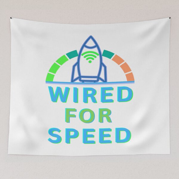 Item preview, Wired for Speed designed and sold by FiberatWorkTechs.