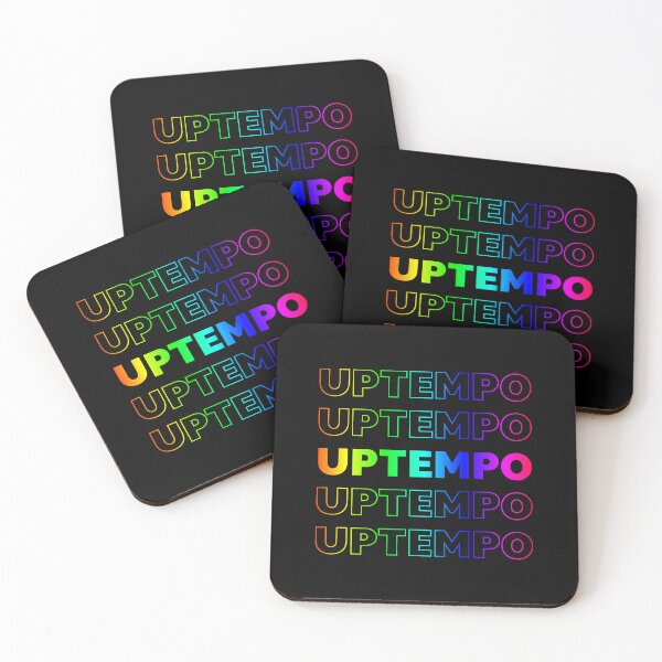 Item preview, Uptempo Hardcore Techno Neon Rave Design designed and sold by SPAZE-Typo.