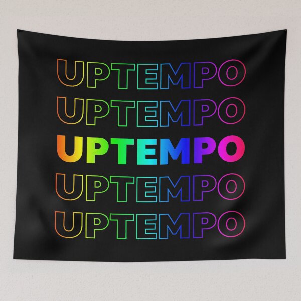 Item preview, Uptempo Hardcore Techno Neon Rave Design designed and sold by SPAZE-Typo.