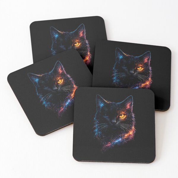 Item preview, Celestial Shadow Cat Forged From Cosmic Energy designed and sold by the-dovlat.