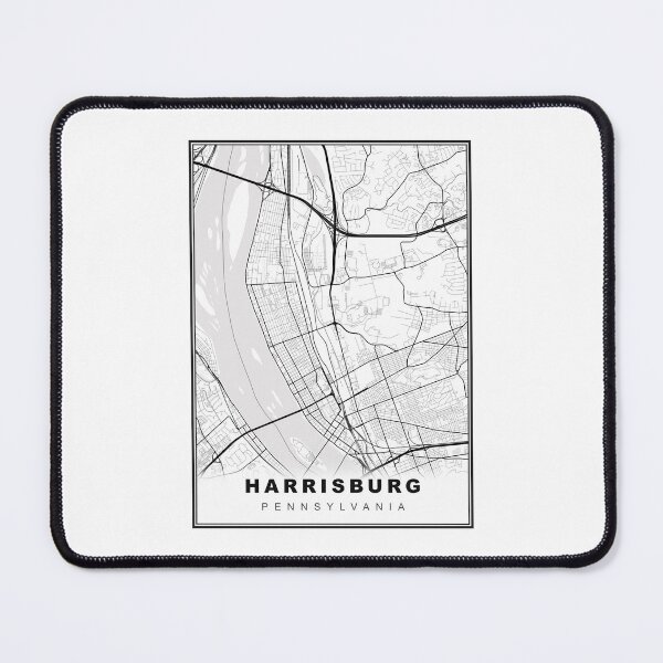 Item preview, Harrisburg Map designed and sold by Tamas Das.