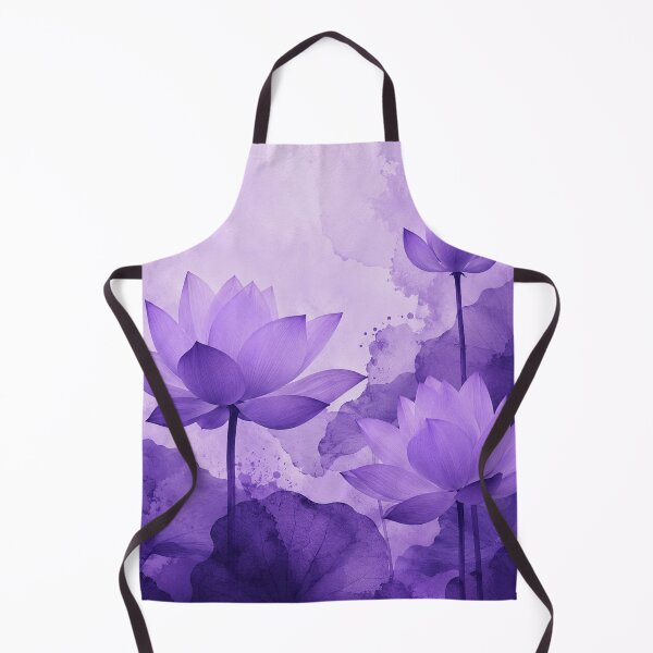 Item preview, Serene Purple Lotus Watercolor designed and sold by Owcomm.