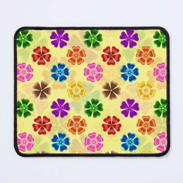 Item preview, Colorful Geometric Floral Petal - Yellow  designed and sold by PatternTitan.