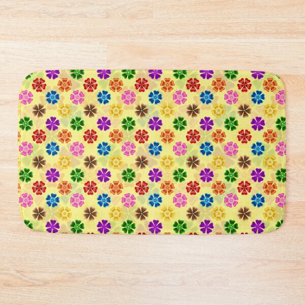 Item preview, Colorful Geometric Floral Petal - Yellow  designed and sold by PatternTitan.
