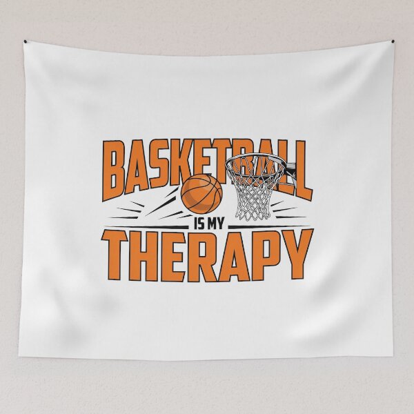 Item preview, Basketball Is My Therapy Vintage Basketball Design designed and sold by WikaKowalczyk.